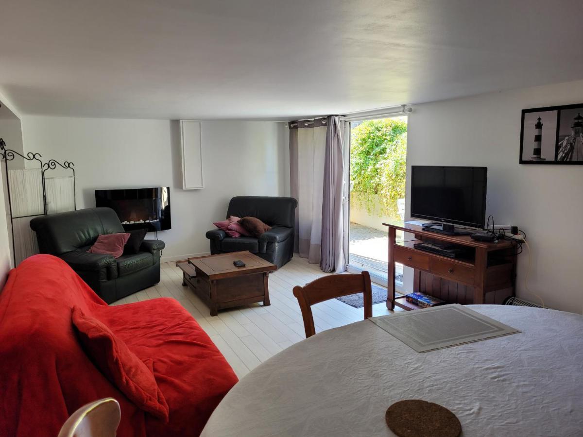 Logement A 50 M De La Mer ! Lägenhet Hermanville-sur-Mer Exteriör bild